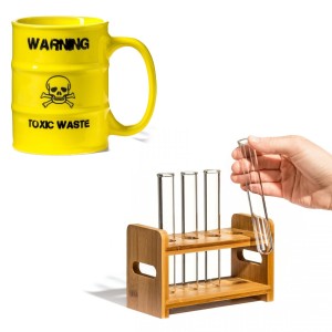 ΚΟΥΠΑ TOXIC WASTE 450ml + ΣΕΤ ΓΥΑΛΙΝΟΣ ΣΩΛΗΝΑΣ 4τεμ. ΜΕ ΞΥΛΙΝΗ ΒΑΣΗ 