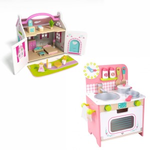 ΞΥΛΙΝΗ ΚΟΥΖΙΝΑ ΜΕ ΑΞΕΣΟΥΑΡ + ΞΥΛΙΝΟ ΚΟΥΚΛΟΣΠΙΤΟ