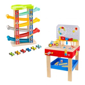 ΞΥΛΙΝΟΣ ΜΕΓΑΛΟΣ ΠΑΓΚΟΣ ΕΡΓΑΛΕΙΩΝ + ΞΥΛΙΝΗ ΠΙΣΤΑ & ΑΥΤΟΚΙΝΗΤΑ - ΜΕΓΑΛΗ