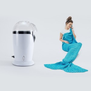 ΜΗΧΑΝΗ ΠΟΠ ΚΟΡΝ 300ml + ΚΟΥΒΕΡΤΑ ΓΟΡΓΟΝΑ DELUXE ΜΠΛΕ 180x90cm