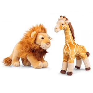 ΛΟΥΤΡΙΝΟ ΖΩΑΚΙ ΛΙΟΝΤΑΡΙ + ΛΟΥΤΡΙΝΟ ΖΩΑΚΙ ΚΑΜΗΛΟΠΑΡΔΑΛΗ 37cm