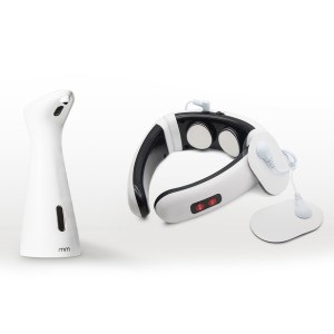 ΑΥΤΟΜΑΤΟΣ ΔΙΑΝΟΜΕΑΣ ΣΑΠΟΥΝΙΟΥ ΜΕ ΑΙΣΘΗΤΗΡΑ ΚΙΝΗΣΗΣ 200ml + ΦΟΡΗΤΟ ΜΑΣΑΖ ΑΥΧΕΝΑ ΜΕ ΗΛΕΚΤΡΟΔΙΑ